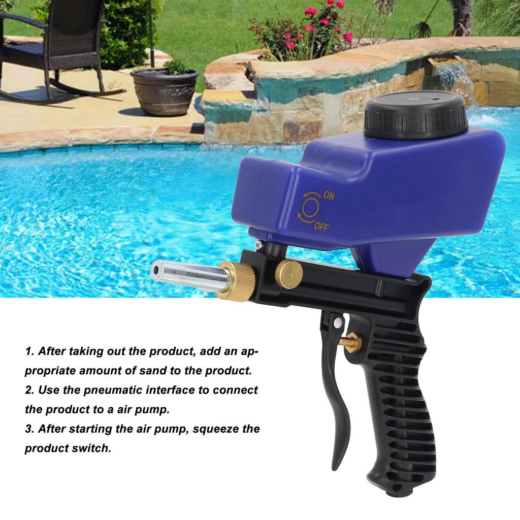 Sand Sand Sandblasting Spray Tool Set Kit for Spraying Cleaning