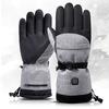 Electric Heated Gloves Battery Operated Winter Ski Gloves Waterproof Touchscreen Warming Gloves for Outdoor Motorcycle Hiking