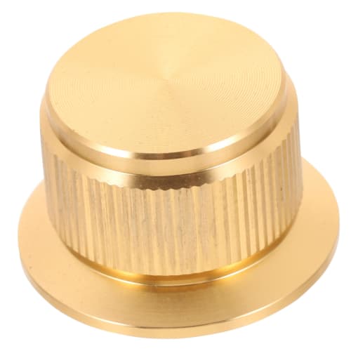ERINGOGO Sound Knob, Control Volume Amplifier Knob, Bass Knob, Universal Bass Knob, Guitar Tuner, Earphone Knob, Electric Guitar Knob, Wired, Golden A