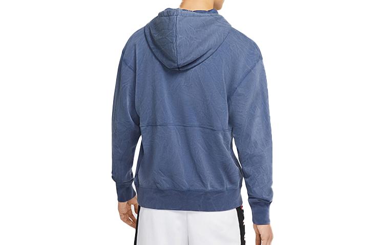 Jordan 13 Legacy Sweatshirts Men's Light Azure Blue Hooded Moderate Regular CW0822-450