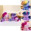 Adorable Plush Pony Pillow Toy In Cute Pink Blue And Purple Soft And Cuddly Design For Kids And Friends