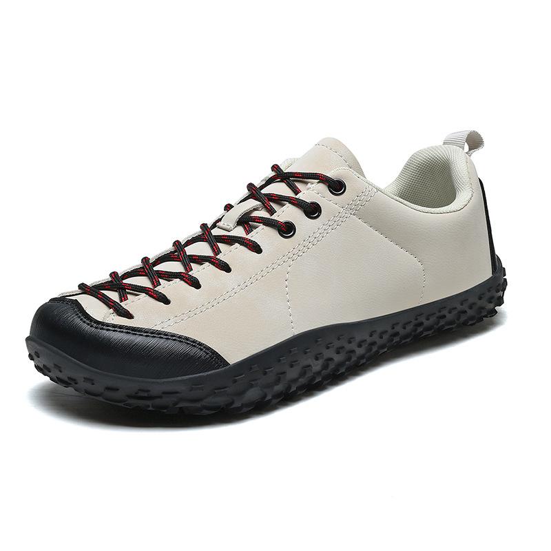 Wide head couple outdoor hiking shoes large size German training shoes barefoot casual shoes comfortable breathable sports camping shoes