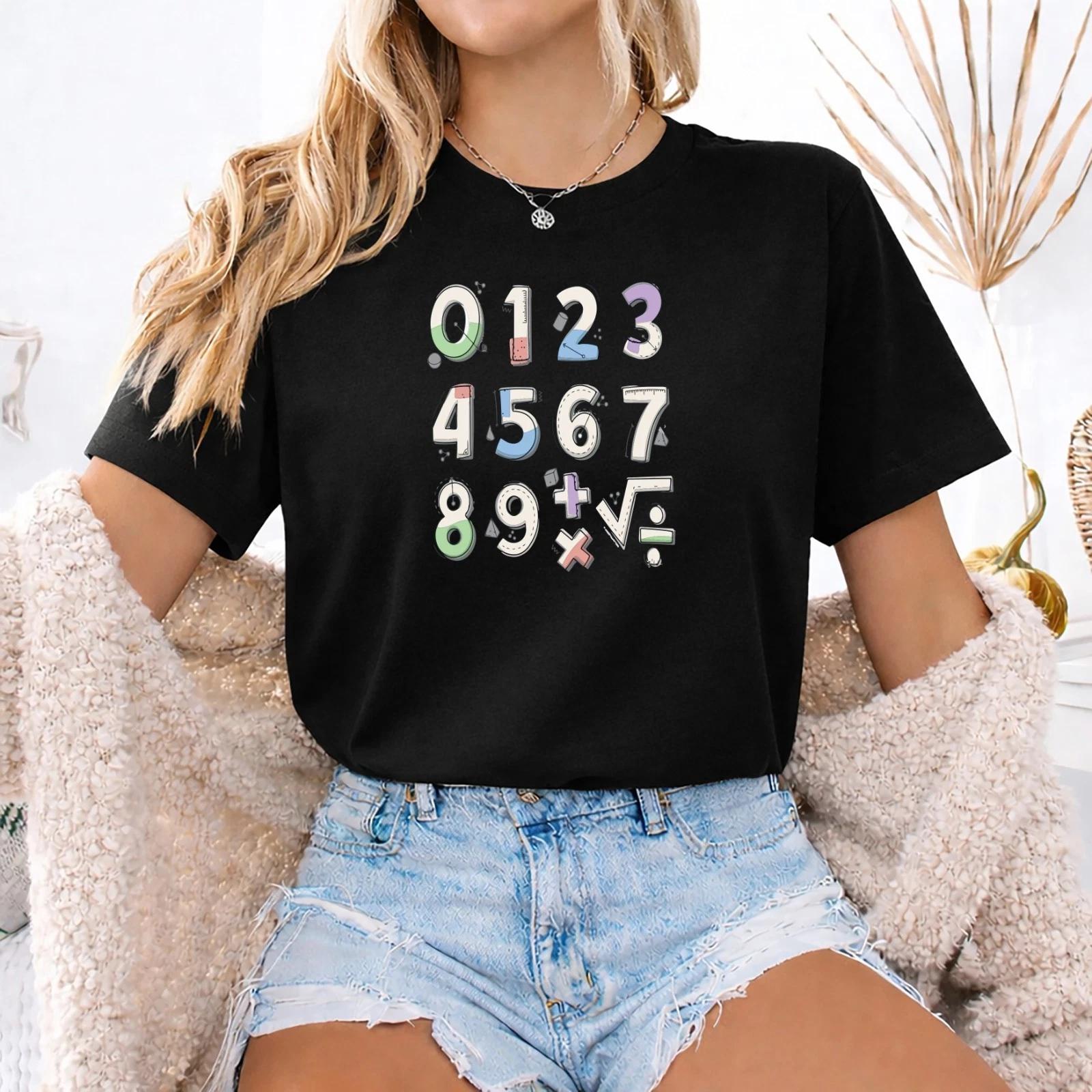 Maths Day T Shirt Kids Preschool Number Day Funny School Tee UK , Jeo math L