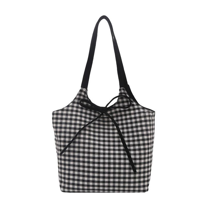Street Style Dualside Brown Shoulder Bag With Tie Closure For Casual Use