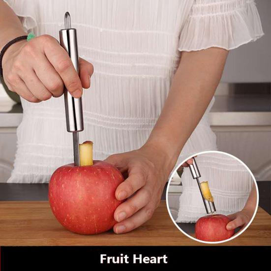 Fruit Knife Wear-resistant Sharp Portable Stainless Steel Ice Cream Spoon Coring Device Skin Peeler for Home Kitchen