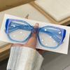 Large Square Eyeglasses Frame For Women Men Trendy Brand Designer Office Computer Goggles Eye Glasses Blue Ray Blocking Eyewear