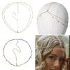 Fashion Bridal Wedding Ornament Elegant Forehead Chain Indian Rhinestone Jewelry