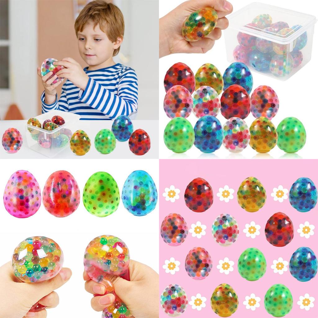 Easter Egg Squishy Stress Ball Toy Realistic Egg Design Wholesale