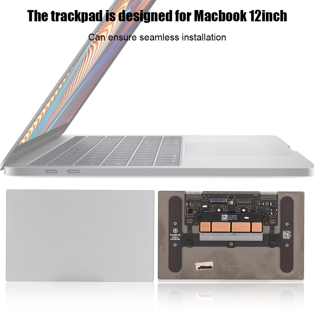 Laptop-Zubehör Ersatzteil Trackpad Anwendbar für MacBook 12 Zoll A1534 2016 Silber