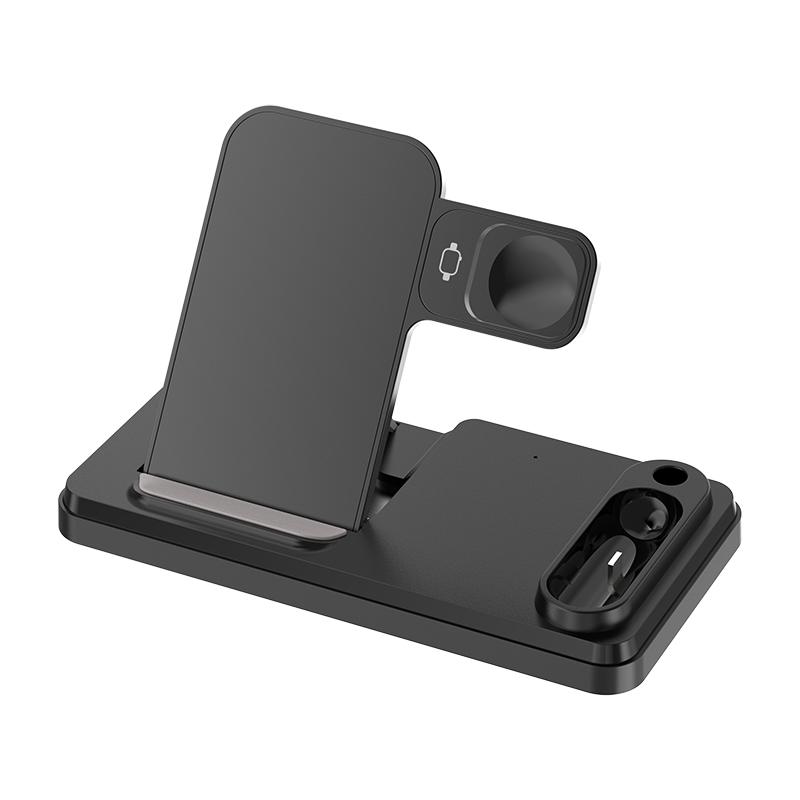 Foldable 4 in 1 Wireless Charging Stand with Adjustable Viewing Angle