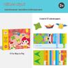 3D Origami Paper Airplane Kit - Colorful Educational Craft for Kids