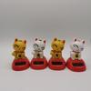 Science Toy Shaking Head Swing Doll Dancing Lucky Cat Figure Lucky Cat Model Toys Solar Toys