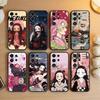 Nezuko L-Kamado Phone Case For Samsung S26,S25,S24,S23,S22,S30,S21,Ultra,Plus,FE 5G Black Soft Cover