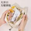 Cake cosmetic bag small portable portable toilet bag cosmetic storage bag PU portable travel storage bag
