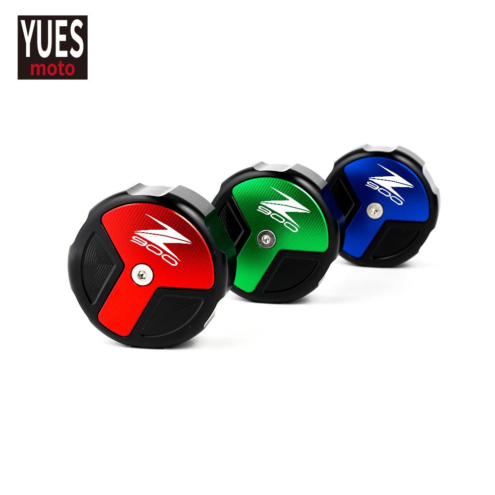 Acessórios para motocicleta CNC dianteiro e traseiro cilindro de fluido de freio tampa do reservatório mestre para Kawasaki Z900 2017 2018