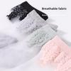 5 Pairs Socks for Women Spring/summer Thin Anti-hook Wire Glass Wire Mid-tube Socks Retro Crystal Stockings