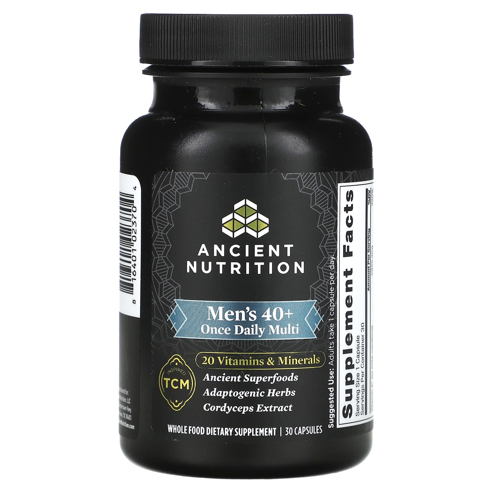 

Ancient Nutrition, полівітаміни для чоловіків старше 40 років, 30 капсул