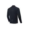 Li Ning Logo Print 1/4 Zip Stand Collar Long Sleeve Sweater Men Sweater Black ATLS081-1