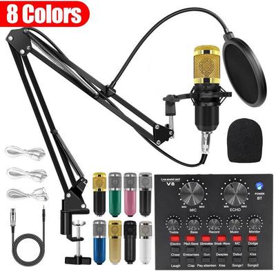 "BM800+V8S Condenser Mic & Sound Card Kit for Mobile, Recording & Live Broadcasts"