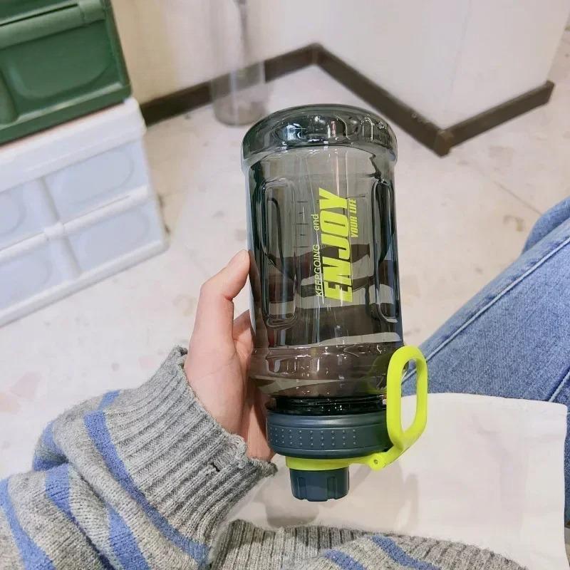 Men's /Women's Outdoor Sports Kettle Large Capacity Portable Plastic Water Cup Fitness Water Bottle Summer Student Space Cup