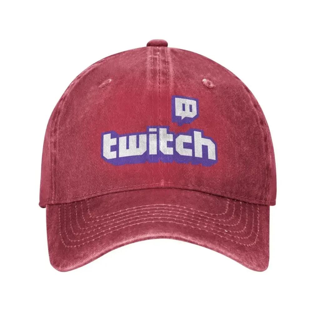 Casual Hats Hip Hop Hat Twitch Cotton Baseball Cap Custom Adjustable Trucker Hat for Unisex WoUnisex
