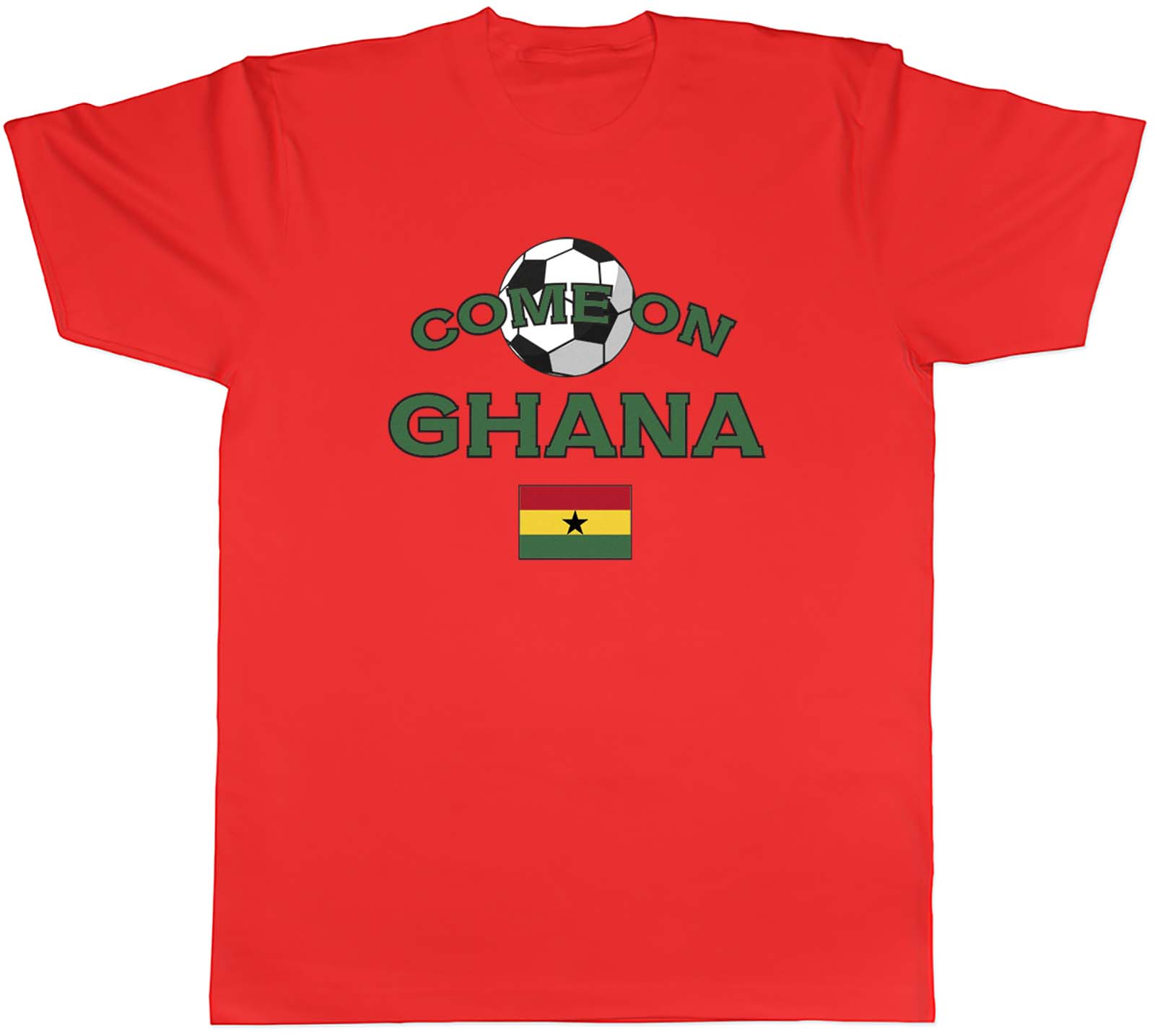 Unisexs T Shirt Ghana Football Come On Sports Unisex Tee Gift S