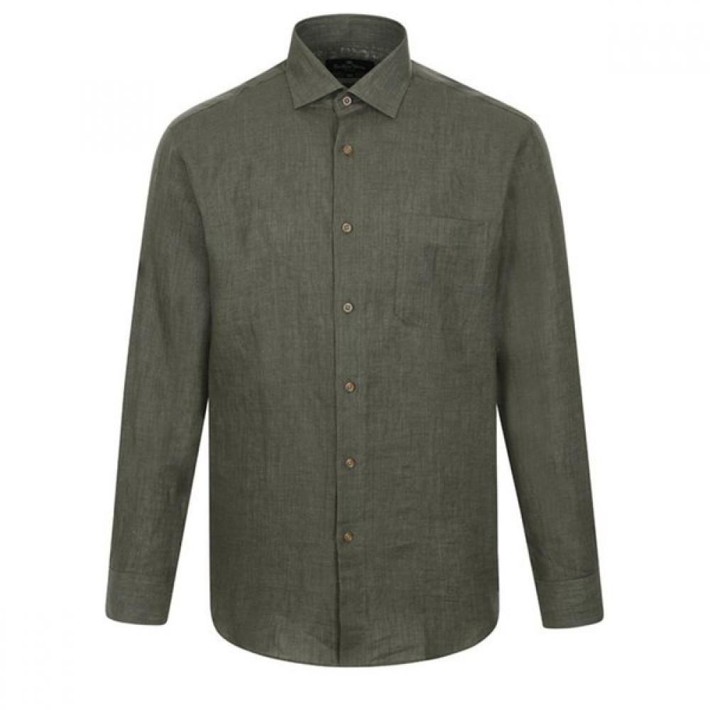 Countess Mara Regular Fit Long Sleeve Imported Gankri Linen 100 Shirt Cds2c41013e0 095