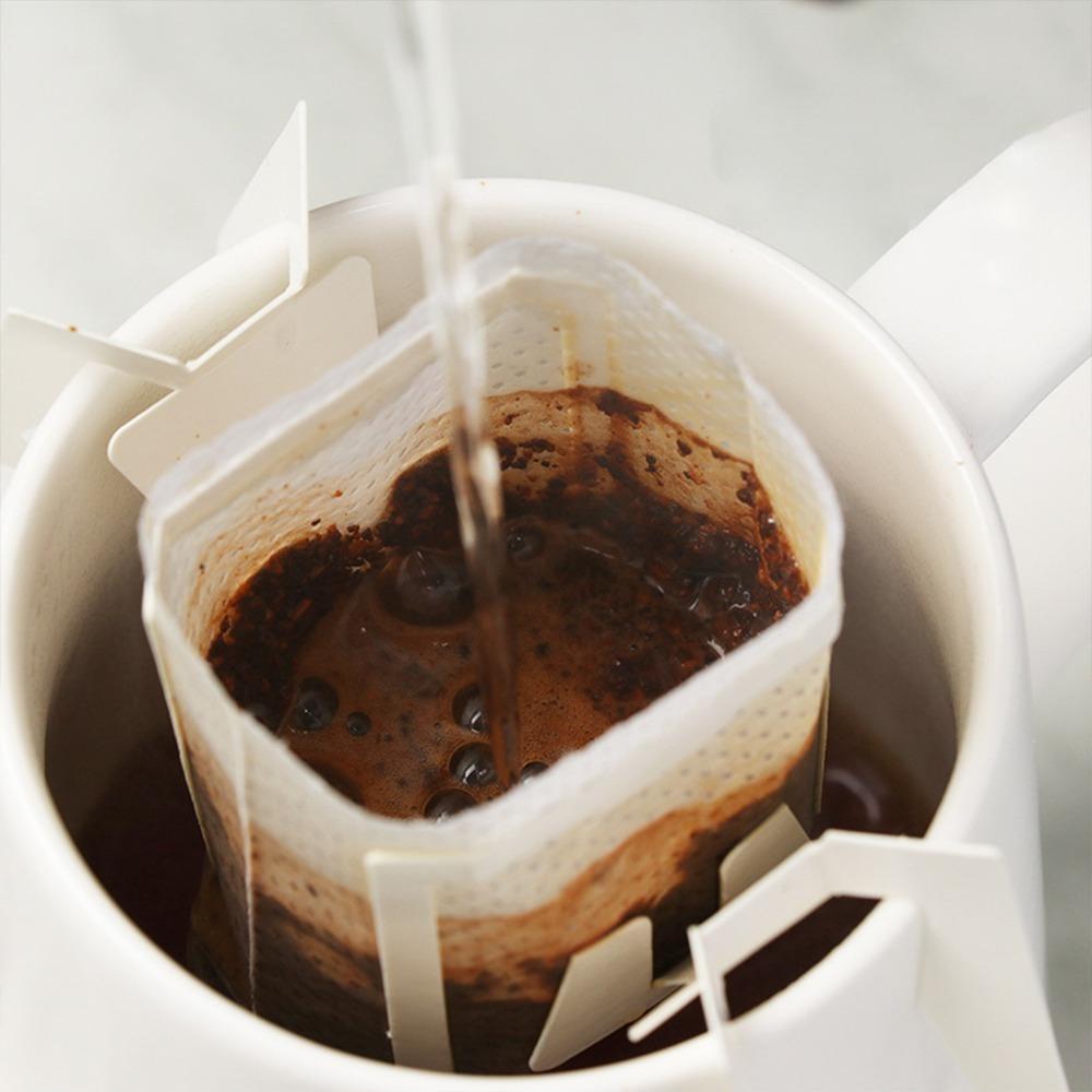 50pcs set Hanging Ear Design Coffee Filter Bags Disposable Single Serve Coffee Filters For Office