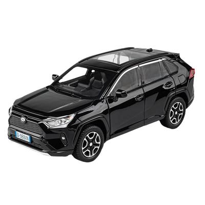 1/22 Toyoto RAV4 SUV Model auta ze slitiny Diecast & Hračková vozidla Terénní Kovový model auta Zvuk a Světlo Hračka auto Sběratelské předměty Dárky