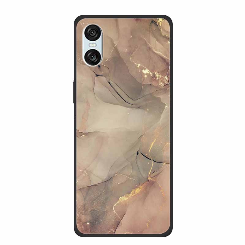 Case For Sony Xperia 10 VI 5G Marble TPU Soft Silicone Back Cover For Sony Xperia 10VI Phone Cases Protective Mica Painted Capa