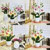 Butterfly Orchid 3d Faux Plant Decor With Plastic Material For Home And Event Use