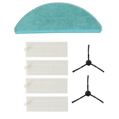 Robot Vacuum Accessories Kit: Side Brushes, Mop Cloths & Filter For Cecotec For CONGA 8090 And ULTRA Models