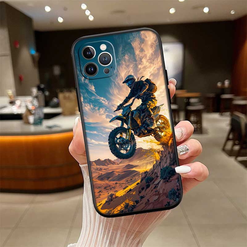 UP38 Motorcycle Racing New High-End Shell Phone Case for Redmi Note 10 11 12 Pro Max 10S 10C 10T 11A 11S 12S 12C