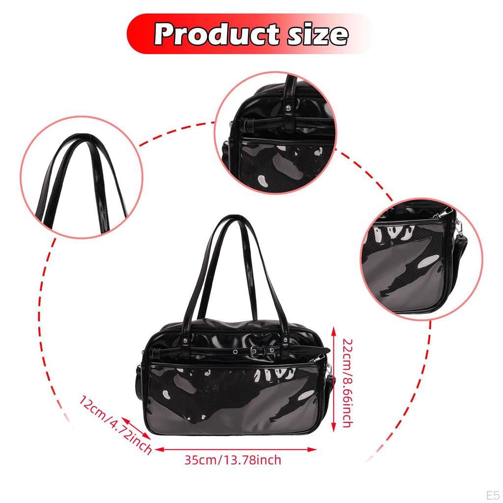 Japanese Stylish Shoulder Bag Elegant Top Handle Versatile Portable JK Handbag