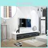 Modern Stijlvol Grijs Golfstreep Behang Voor Woonkamer En Tv Achtergrond Decor