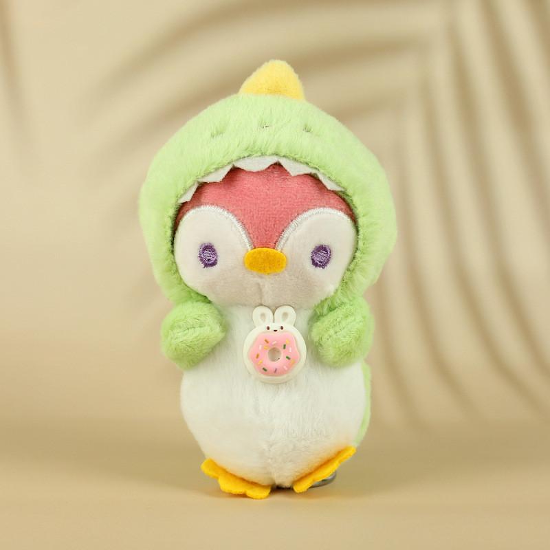 Cute 12cm Plush Penguin Doll Keychain With Charming Colors For Unique Gifts
