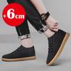 Lift Men Breathable Mesh Elevator Shoes Soft Comfortable Height Increasing Sneakes 6cm Insole Heightening Sports Plus Size 38-46