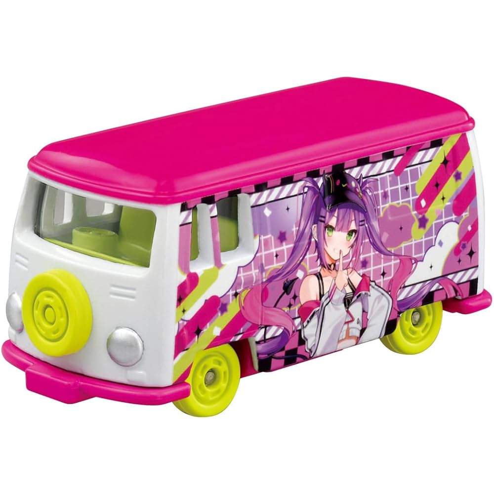 Takara Tomy Tomica Hololive Collection Box Toy Set with Miniature Cars and Accessories