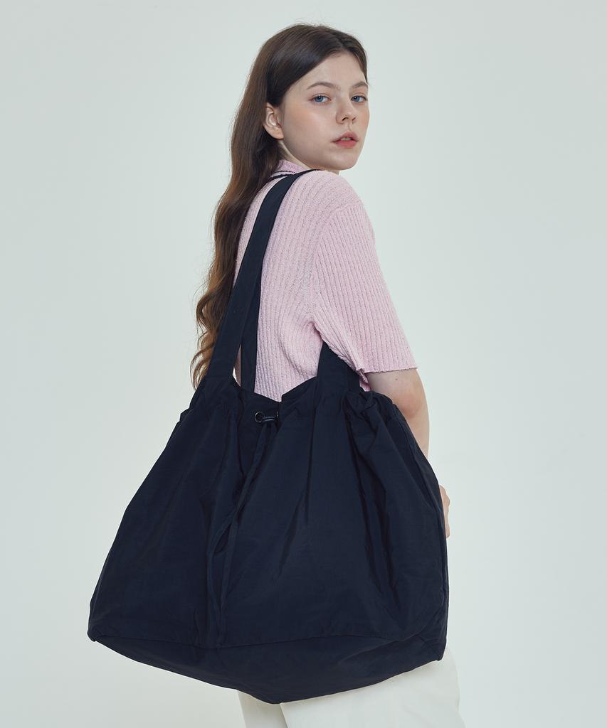 Roidesrois Travel String Big Hobo Bag (Black)