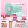 Reusable Nano Tape Toy Stickers - Squishy Design, PET Nano Glue, Blowable Bubble Tape, Non-marking Double-sided Adhesive & Gift