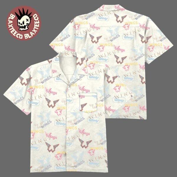 Paul McCartney Got Back Tour 2025 Merch Wings Logo Holiday Hawaiian Shirt Unisex T-Shirt M