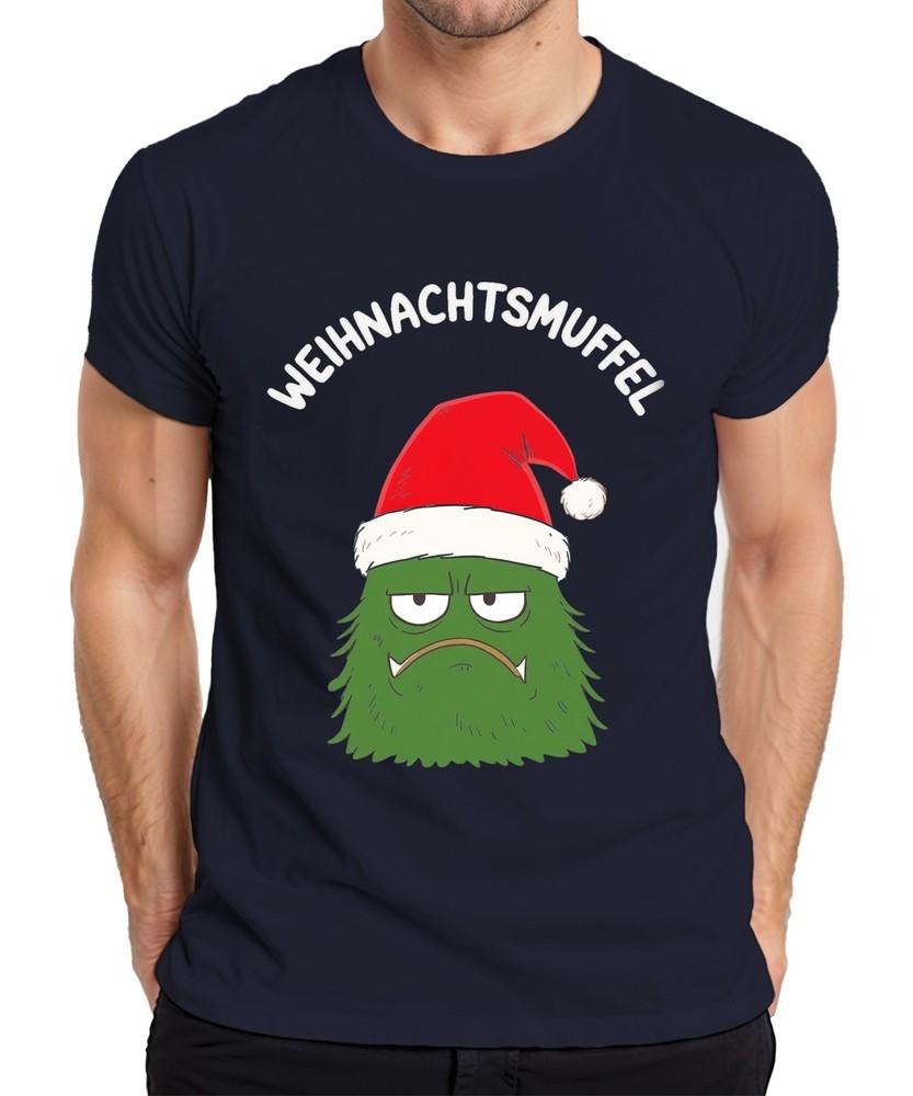 Christmas Muffle Christmas Monster Santa Hat Sarcastic Unisexs TShirt S