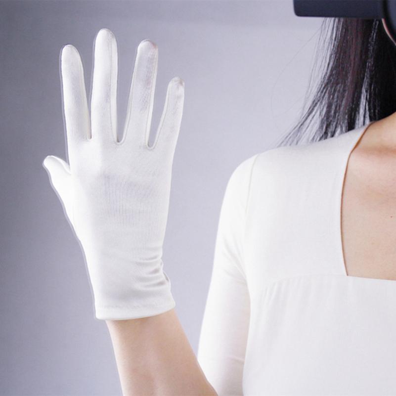 Cheap Sports Stage Performance Gloves Bride Wedding Simple Solid Color ...