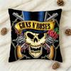 Gnr Band Guns N Roses Double-Sided Printed Square Decorative Cushion Cover For Sofa Living Room Home Decor