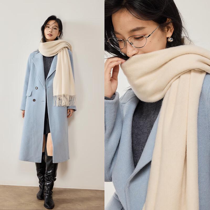 VICTORIA&VERA 180x70 Basic Wool Scarf