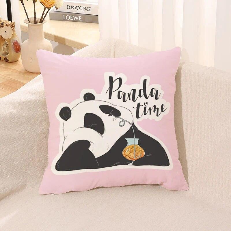 Pillow Panda Pillowcase Sofa Cushion Cover Kawaii  Autumn   Body