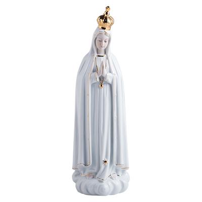 30cm Fine Porcelain Virgin Mary Statue Our Lady of Fatima Virgin Mary Figurine Hand-Painted Figure12-Inch