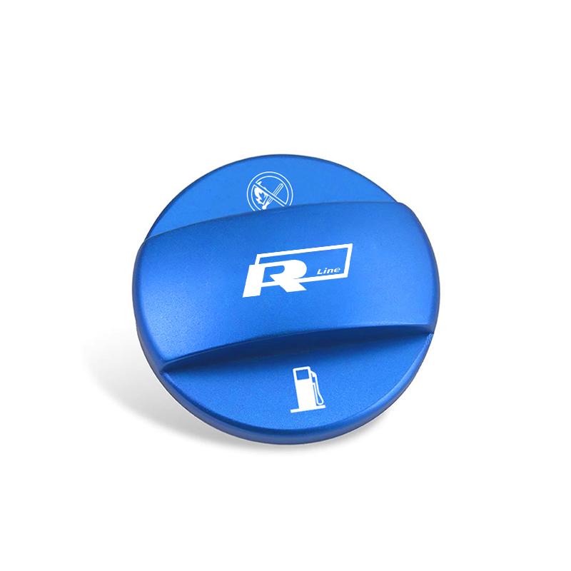 OBTLU1 Car Fuel Cap Aluminum Alloy Oil Box Lid Petrol Tank Cover For VW GTI Polo Golf Passat Tiguan Arteon Touareg Taigo Caddy Jetta CC