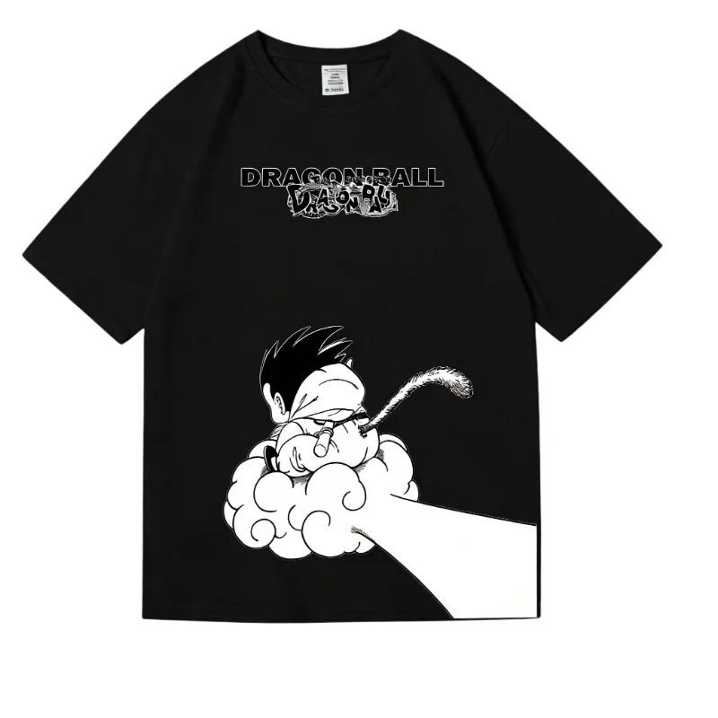 

Anime Dragon Ball Kid Son Goku Manga Style Graphic Print T-shirt Men Women Streetwear Harajuku Fashion Cotton Casual Oversized Top Summer New Tee 4XL