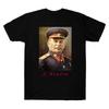 T-shirt z nadrukiem portretu Józefa Stalina. Letnia bawełniana koszulka męska z krótkim rękawem i okrągłym dekoltem Nowa S-3XL